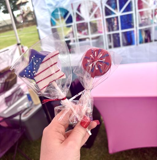 4th of July Patriotic Cake Pops