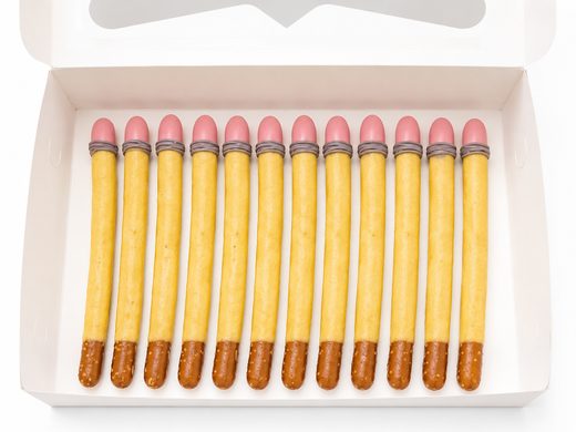 Pencil Pretzel Rods