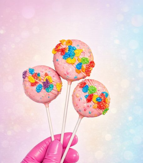 Fruity Pebble Cakepops