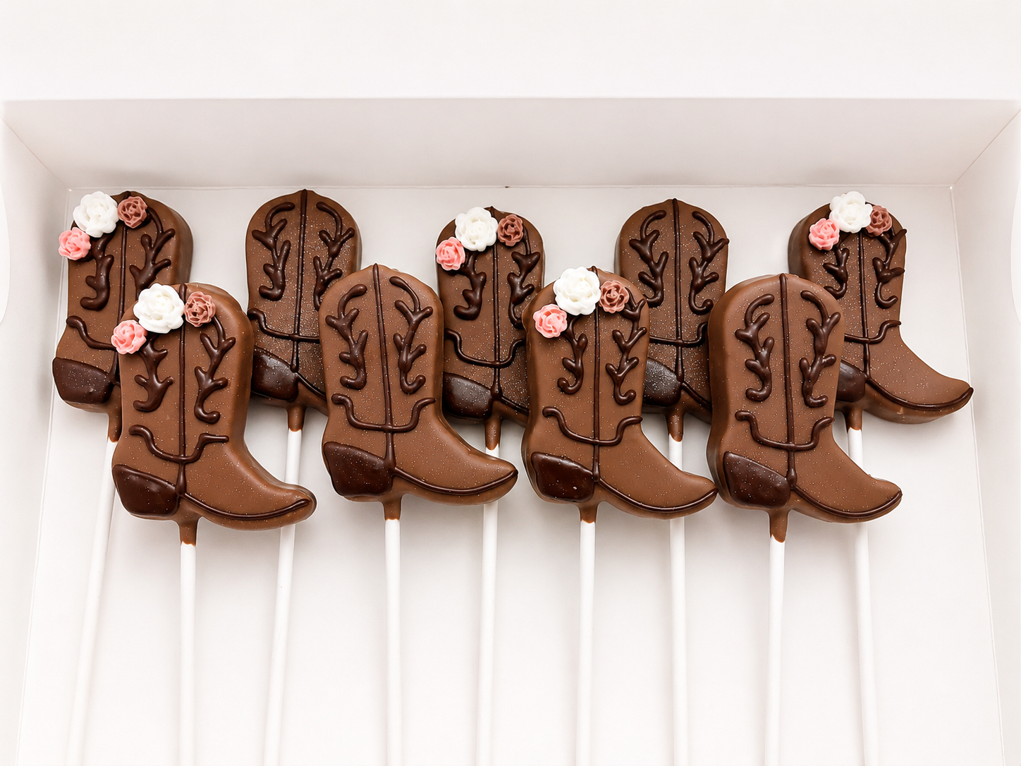 Cowboy / Cowgirl Boots Cakepops (Boots & Lace Bridal Shower)