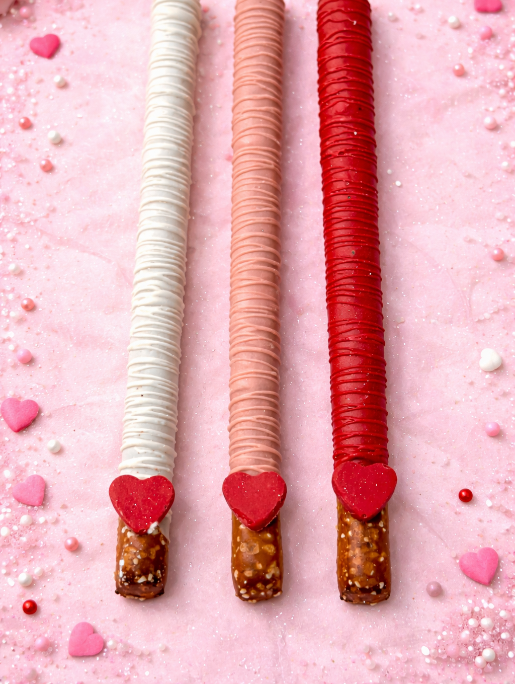 Valentine's Day Pretzel Rods